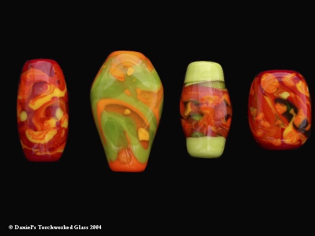 (104) - Red, Orange, Green